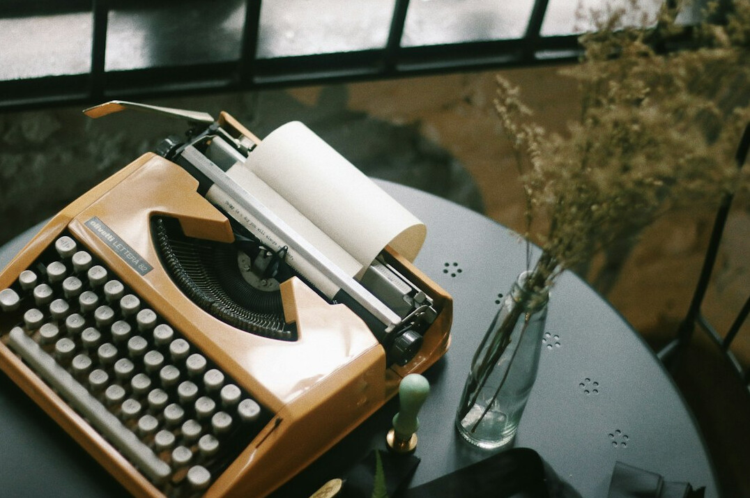 modern author writing