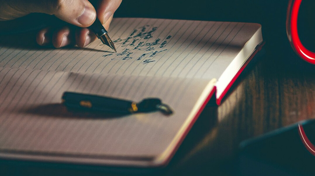 evening writing session