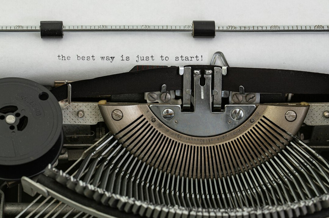 author editing manuscript